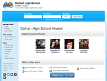 Tablet Screenshot of dalharthighschool.com